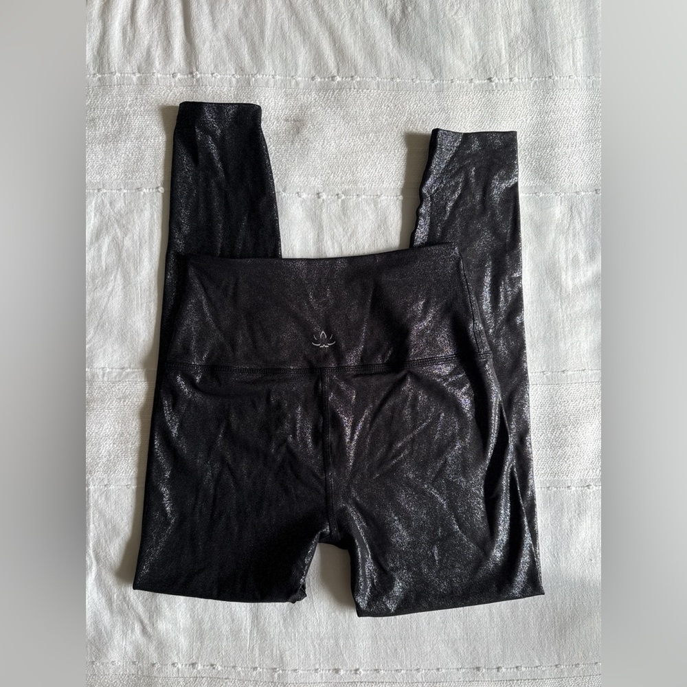 Beyond Yoga Sparkling Black Leggings